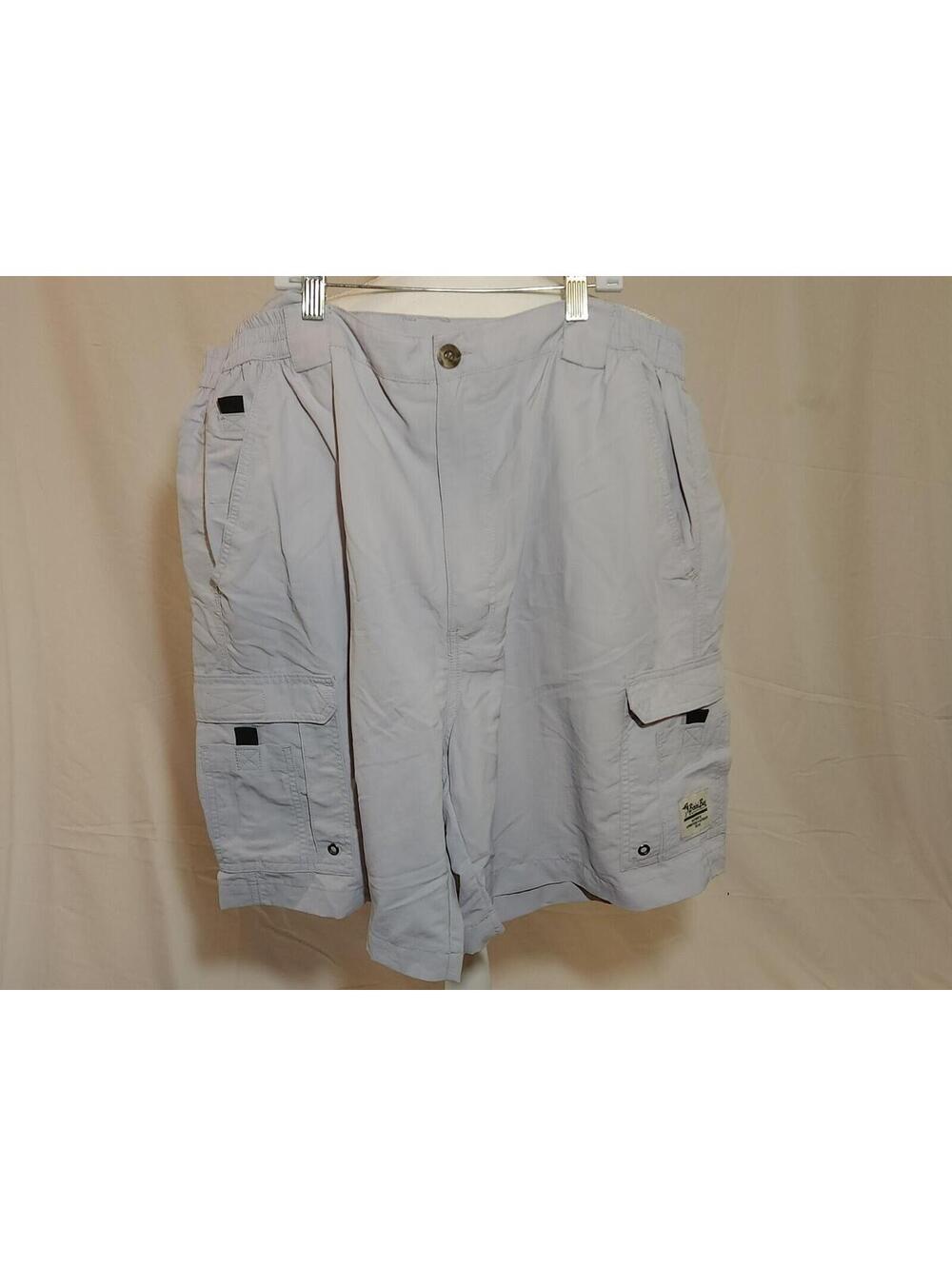 Men's Bimini Bay Outfitters Shorts Gray Size 44 100% Nylon